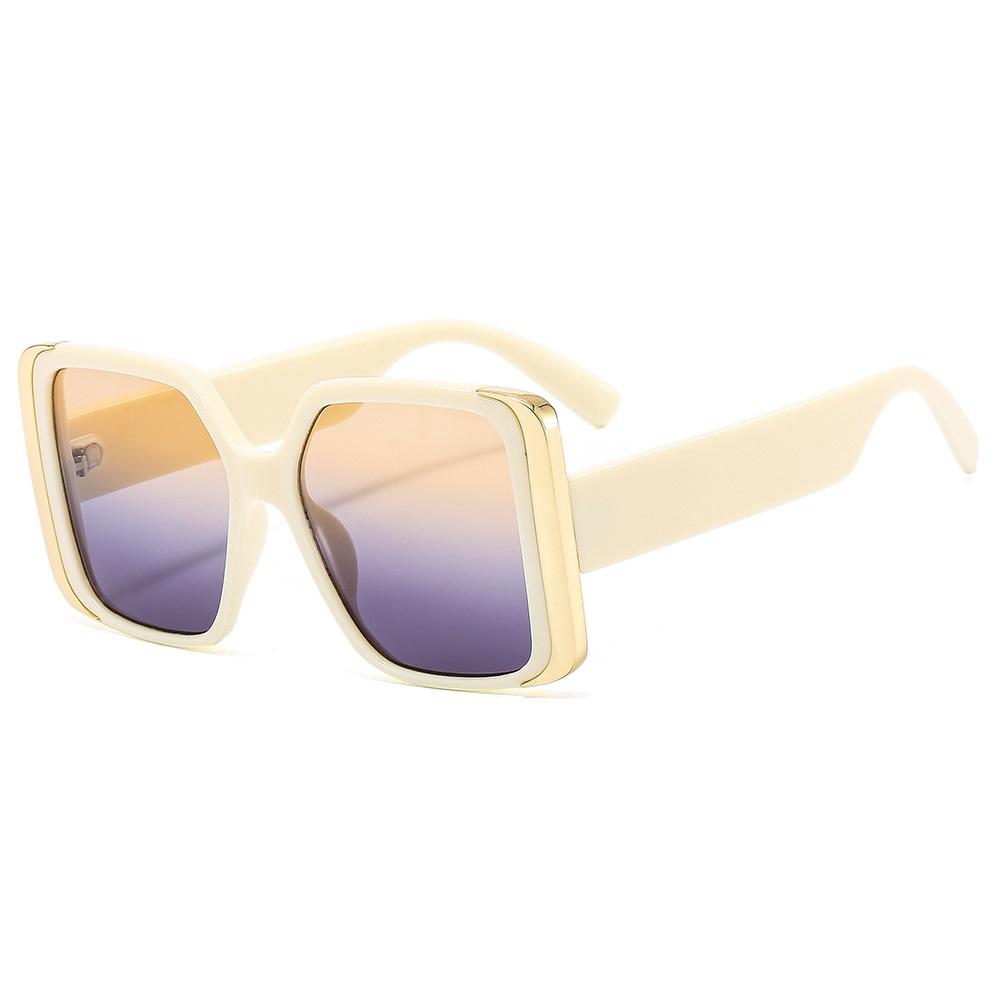 New Square Sunglasses For Women Men Gradient Lenses Vintage Designer Luxury Shades UV400 Green Sun Glasses