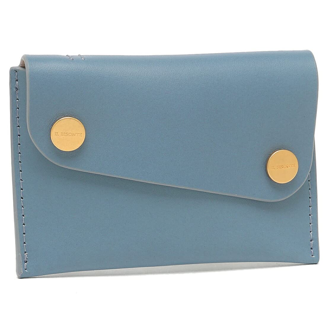 

Card Case Key Case Blue IL BISONTE SCC099 PV0039 BL274H [IL BISONTE] Women s Men s [Item]
