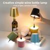 Wireless Bottle Table Lamp Touch Control 3 Colors and Stepless Dimming Night Lamp for Outdoor Bar Wine Bottles Decor Desk Lights