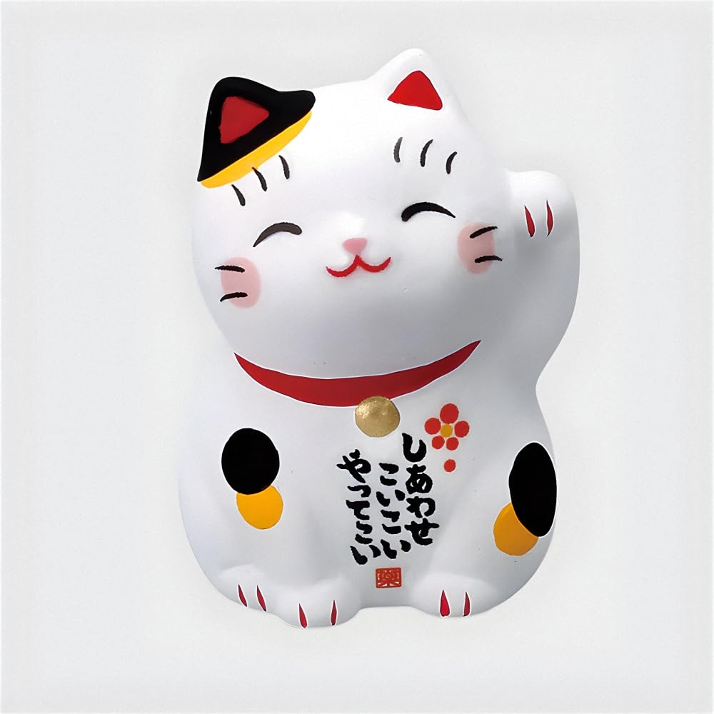 Yakushigama set pieces 12 white and 12 Includes a display set with Maneki-neko (beckoning cat) (24 total) gold. Nishiki-style fortune-telling
