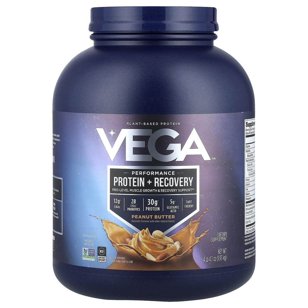 Sport, Plant-Based Premium Protein, Peanut Butter, 1.93Kg (4Lb 4.1Oz)