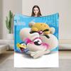 Cute Mouse Diddl Plush Blankets Children Flannel Throw Blanket For Home Decor Warm Design Quality Bedspread Birthday Gift