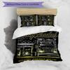 Truck Driver 3pcs Bedding Set Duvet Cover Closure Includes 1 Duvet Cover & 2 Pillowcases for All Seasons Bedroom Home Dorm Decor