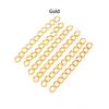 100 pièces/Lot 50mm 70mm Chaînes de Queue en Gros Chaîne d'Extension Allongée pour Bracelets Colliers Fabrication de Bijoux DIY Vente en Gros