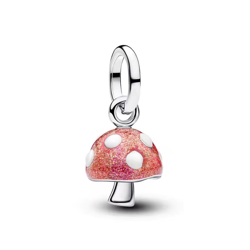 Exquisite925 Silver Flower, Cake Beads Butterfly, Mushroom Exquisite Bracelet Diy Accessories Exquisite Jewelry