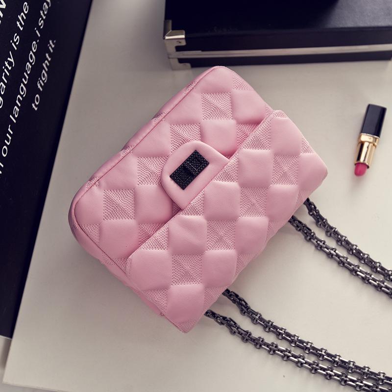 Geantă mică nouă cu lanț de diamant, geantă de umăr oblică la modă pentru femei, geantă de damă