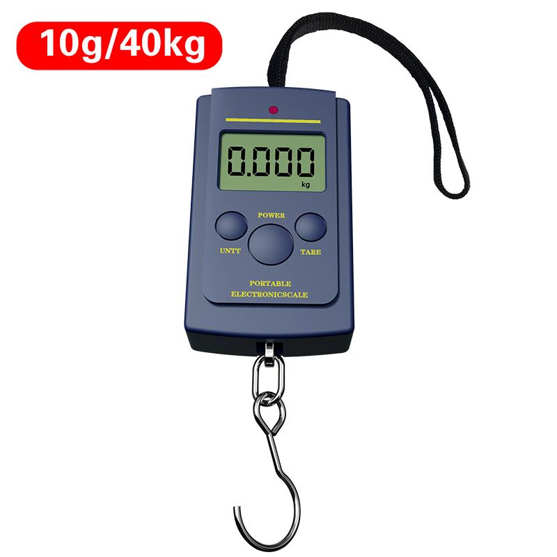 

1 шт. многофункциональный мини 40 кг/10 г электронные подвесные рыболовные чемоданы Balanca портативные цифровые удобные карманные весы с крючками