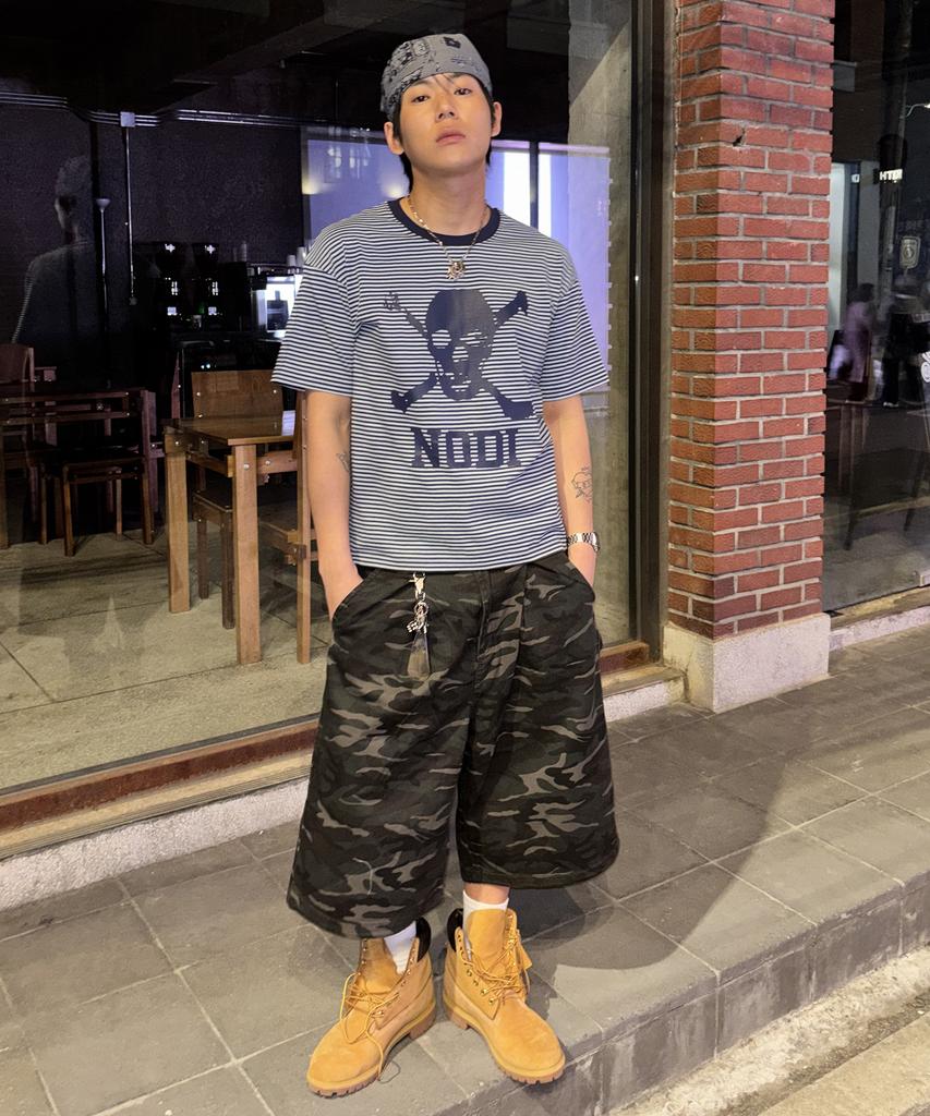Nodi Dead Sound Society Camo Bermuda Pants