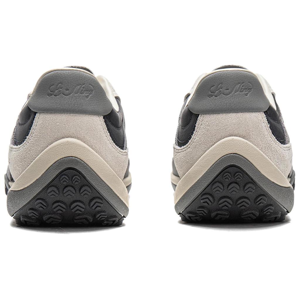 Li Ning Xingliu Cushioning Abrasion Resistant Balance Lightweight Low Top Casual Shoes Unisex Greige AGCW002-2