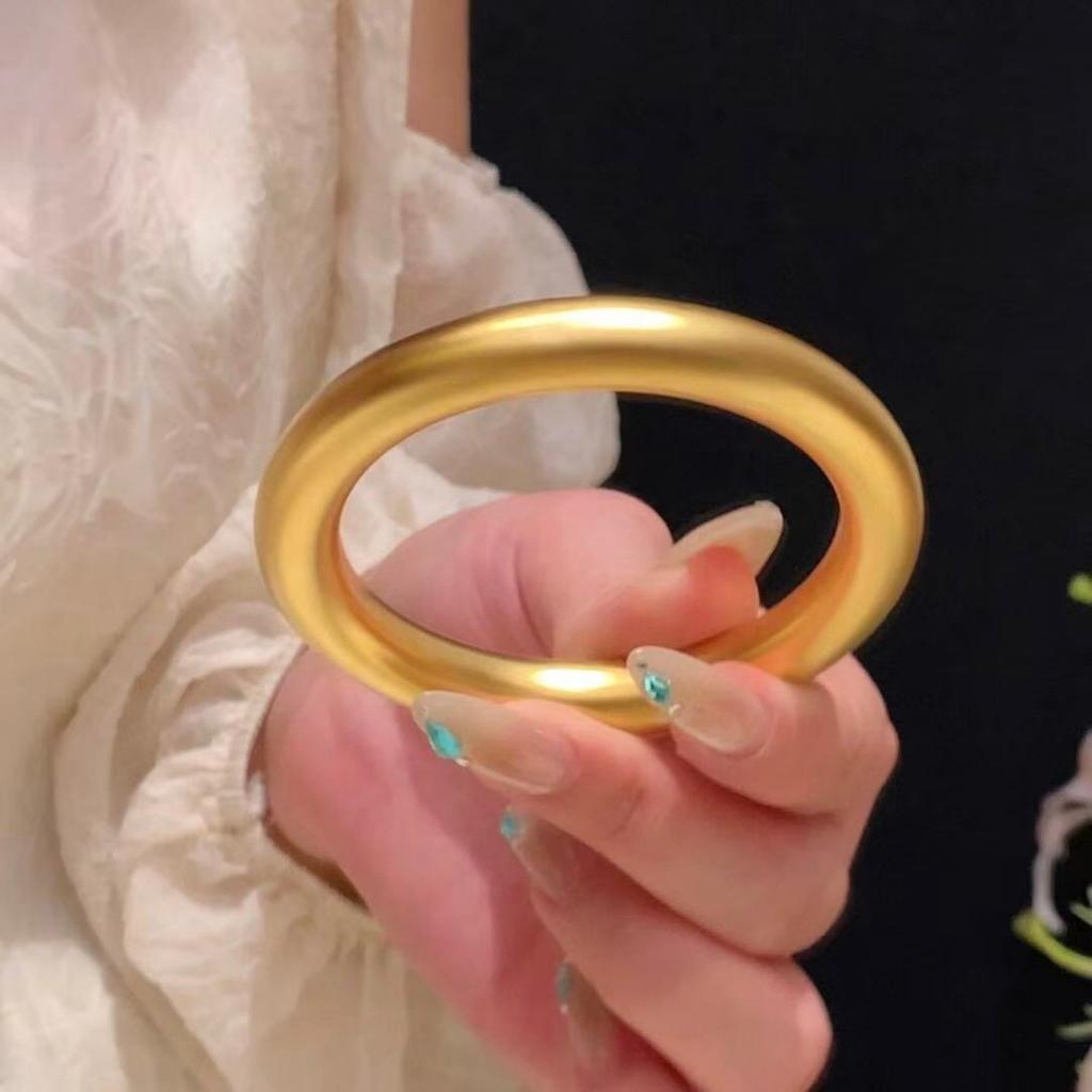 Plain Ring Bracelet for Women Thick Solid Niche High-end Bracelet