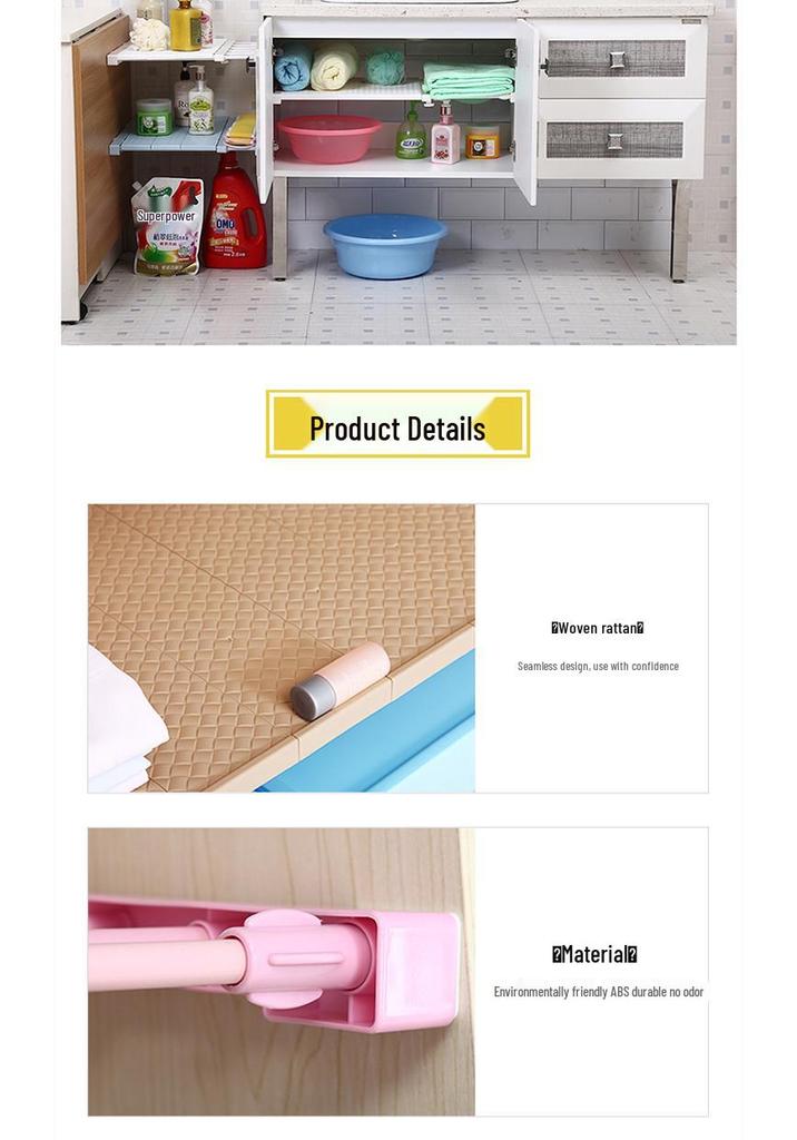 Retractable High-Quality Wardrobe Divider Shelf - Practical Home Storage Solution
