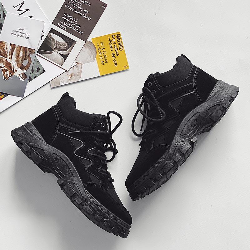 

Martin boots men s autumn new high-top tooling boots trendy versatile locomotive men s boots 39 чорний