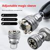 10-19mm Electric Drill Magic Universal Socket with 3/8 Inch Socket Adaptor Screw Wrench Socket for Torque Wrench and Power Drill
