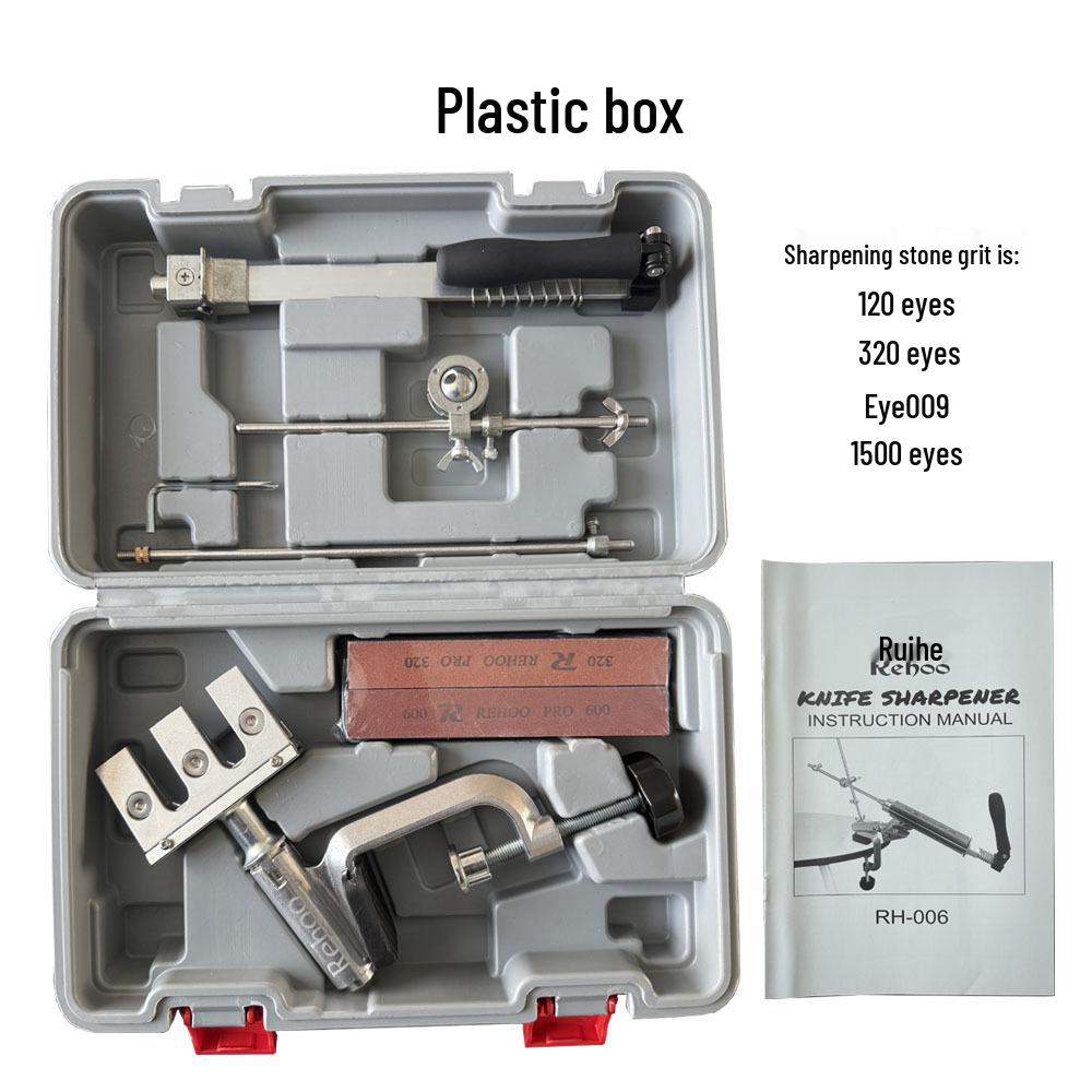 Ruihe Rehoo 360° Otočný Kovový Držák Jigu pro Broušení Nožů s Pevným Úhlem RH006