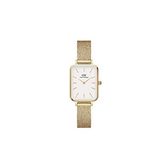 Daniel Wellington DW Womens Watch Quadro 20X26 Pressed Evergold G White Square Brand Stylish Cute Female Popular Gift Simple Luxury