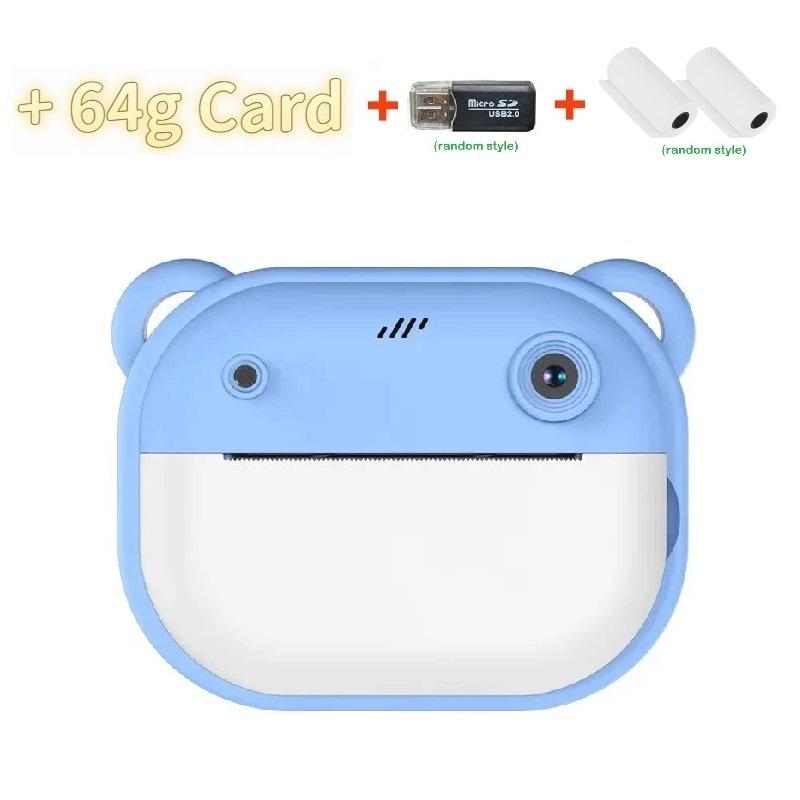 Polaroid Infantil Pode Tirar Fotos e Imprimir Mini Câmeras Digitais, Impressão Infantil Pequenas DSLRs