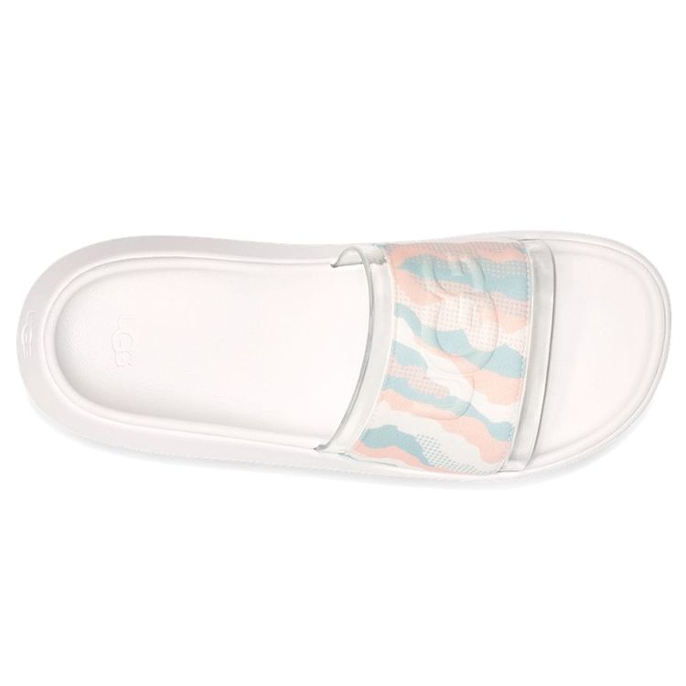 UGG Bequeme Lässige Mode Hausschuhe Damen Hausschuhe Regenbogen Hellblau 1120001-PSTR
