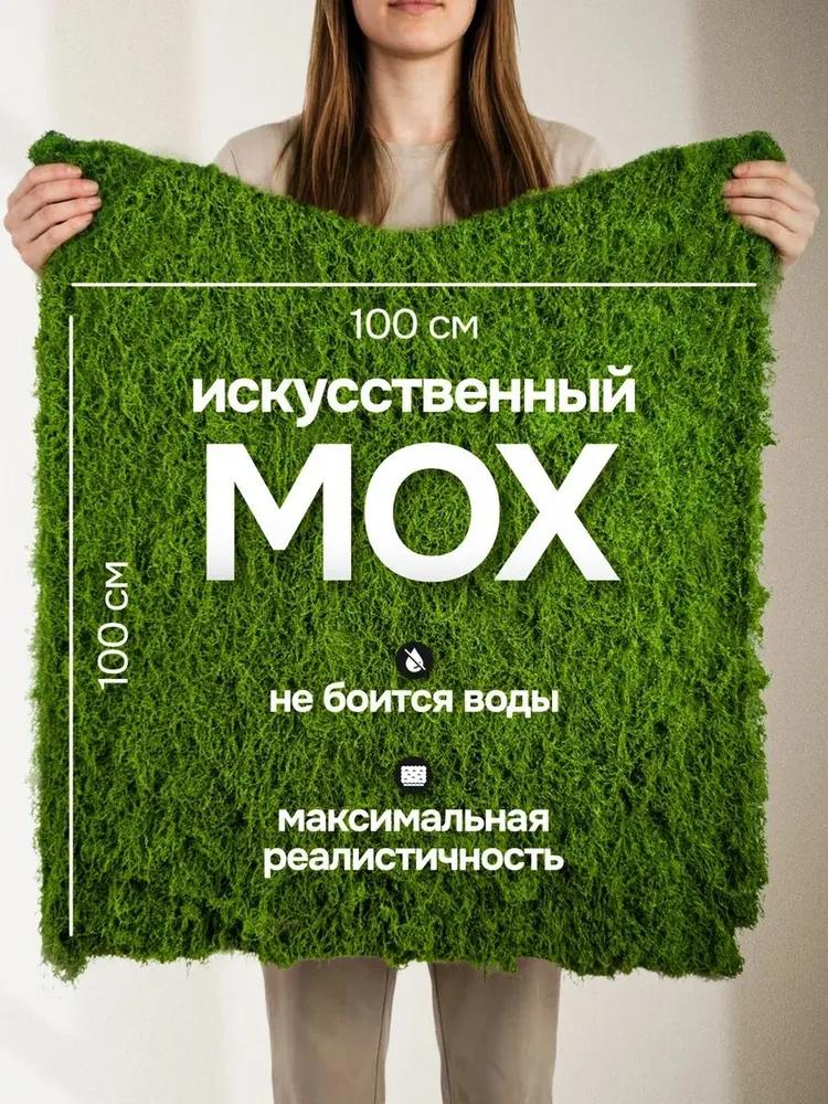 Stabilized moss 400 g 1 pc green
