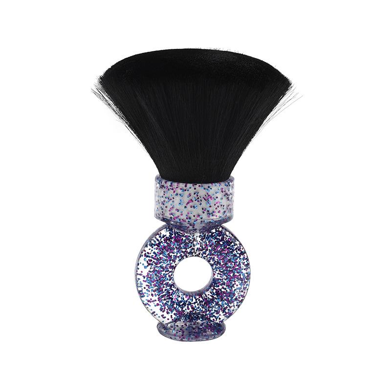 Трансграничная щетка-сметчик для волос с блестками - Мягкая щетина, салонный инструмент для очистки волос