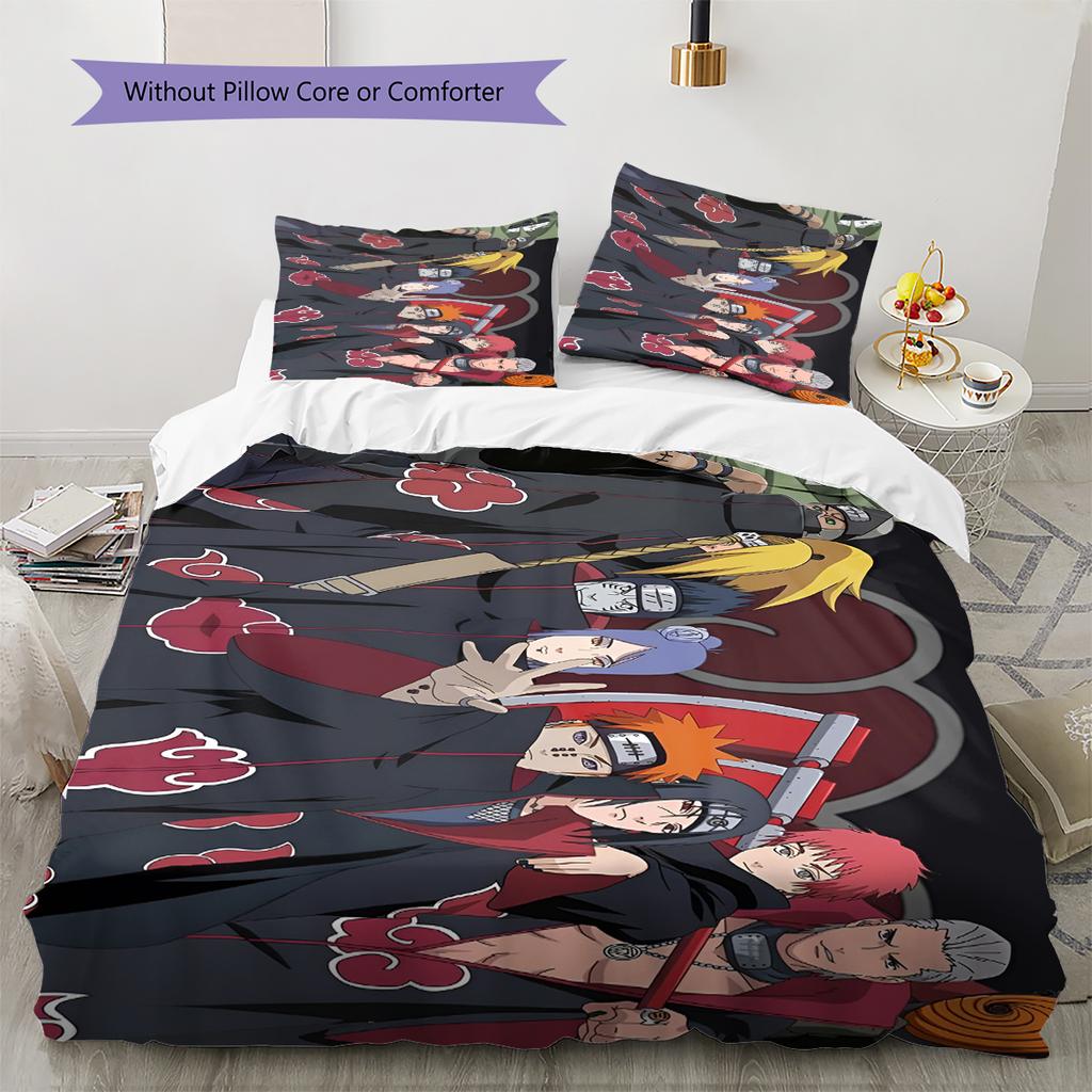 Set Copripiumino Trapuntato con Fantasia Cartone Animato Federa Decorazione per la Casa Regalo di Compleanno (1 * copripiumino + 2 * federa, senza nucleo)