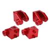 RC Front Rear Axle Shock Mount Bracket Heavy Duty Aluminium Alloy for LOSI 1 8 LMT SOLID AXLE Monster Truck