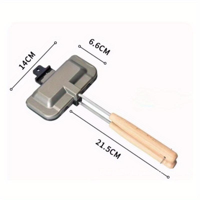 Oboustranná sendvičová pánev Nepřilnavá skládací grilovací pánev na toasty Snídaňový stroj na výrobu palačinek