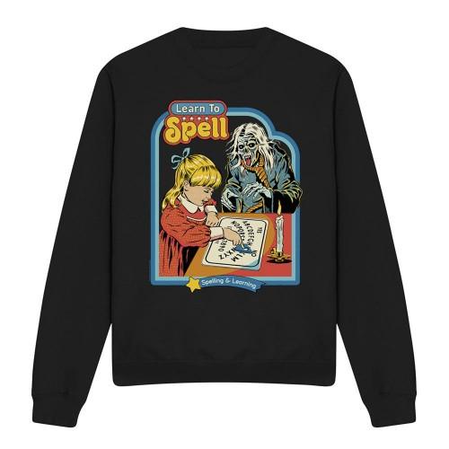 Steven Rhodes Unisex Adult Learn To Spell Sweatshirt
