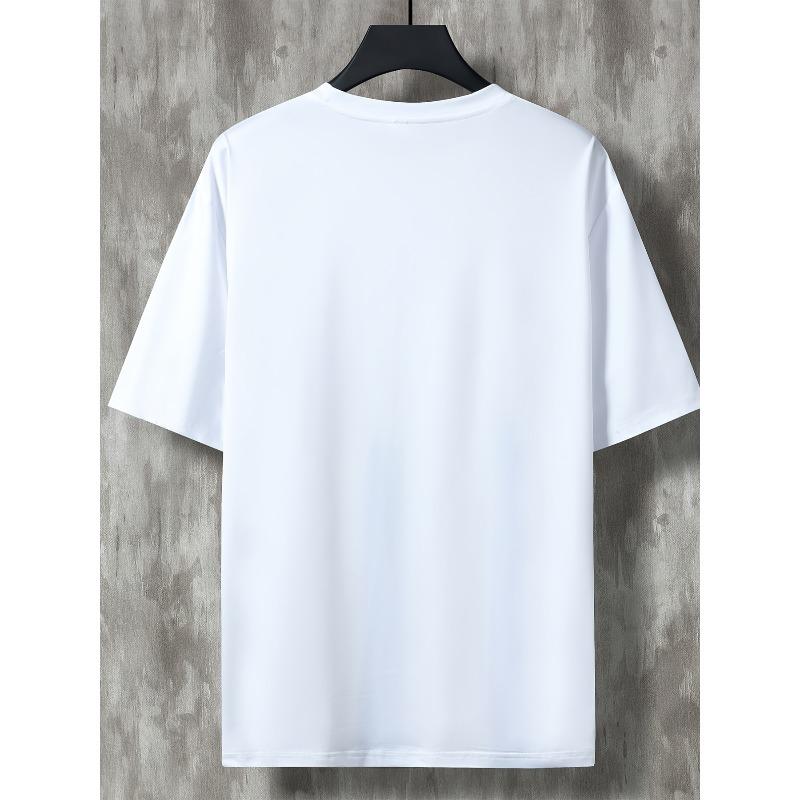 European sizes Men's & Teen ' Oversized Short-Sleeve T-Shirt - Casual Summer Round Neck Top