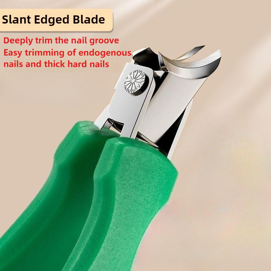 Xiaomi Anti-Splash Design Nail Clipper Blade Professional Toenail Clippers for Thick Hard Nails Large Opening Ideal Ingrown Toenails