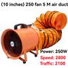 Portable Axial Exhaust Fan Blower 220V Industrial Ventilation Equipment for Tunnel Painting