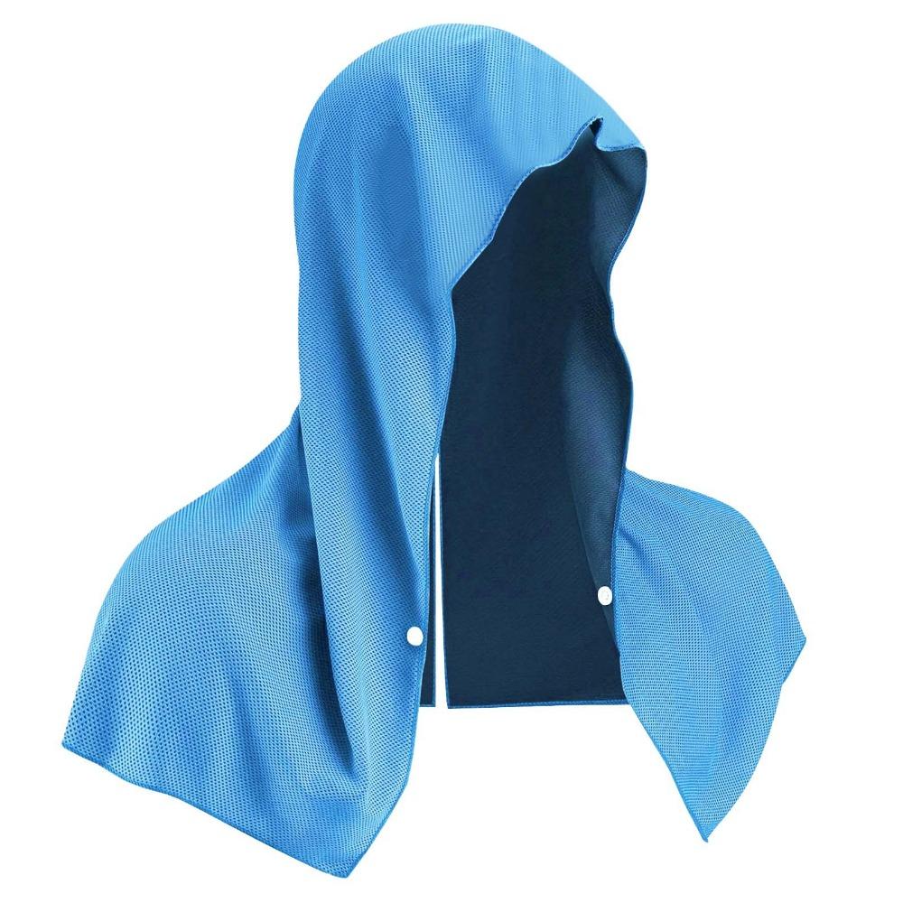 UV Protection Cooling Hoodie Absorbent Sun Protection Towel Workout Quick-Drying Towel  Cycling