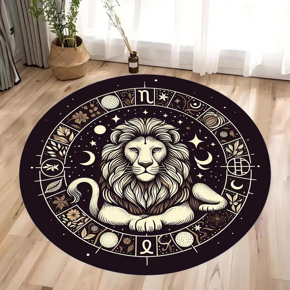 Tarot Round Carpet Mandala Flower of Life Altar Cloth Divination Meditation Circle Galaxy Tarot Mat Oracle Card Mat
