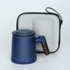 Ceramic office cup tea separation teacup mug cup simple water cup tea cup business gift