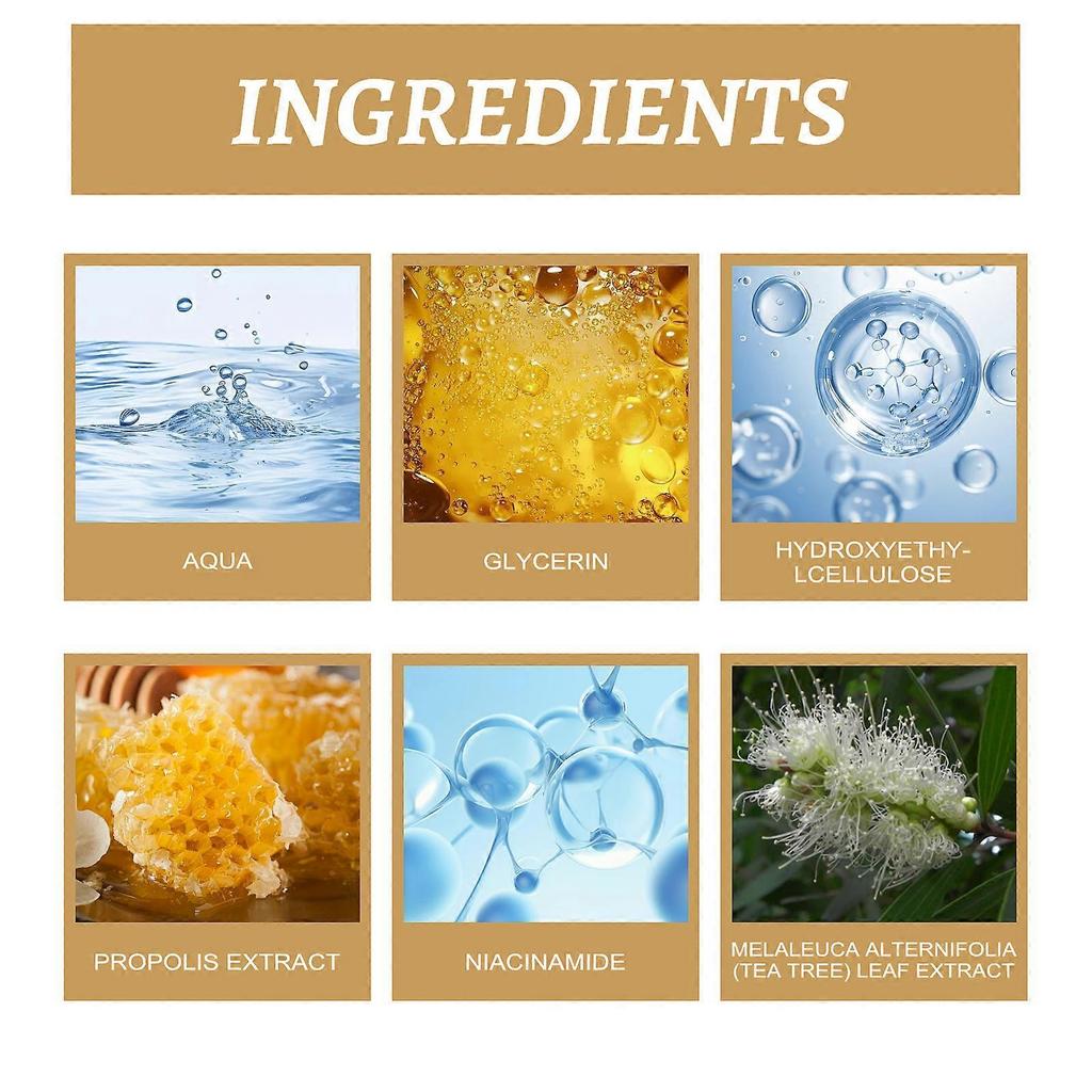 Eelhoe Propolis Niacinamide Light-Sensing Serum For Fading Acne Marks, Hydrating, And Brightening The Face