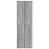 VidaXL Buffet haut sonoma gris 60x35x180 cm bois d'ingénierie, buffet, meuble de rangement, armoire haute, armoire, armoire 3276670