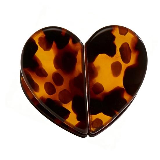 Magnetic Hair Clip Strong Hold No-Slip Hair Styling Clip Heart Shape Hair Pin Half Up Hairpin Easy Style Hair Accessory