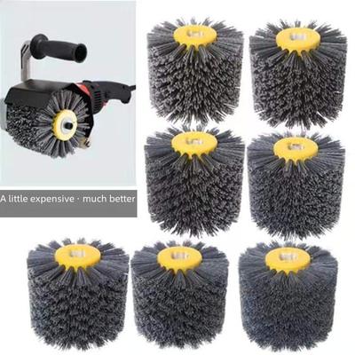 Cross-Border Abrasive Wire Drawing Sisal & Horsehair Polishing Brush for Wood Restoration & Deburring