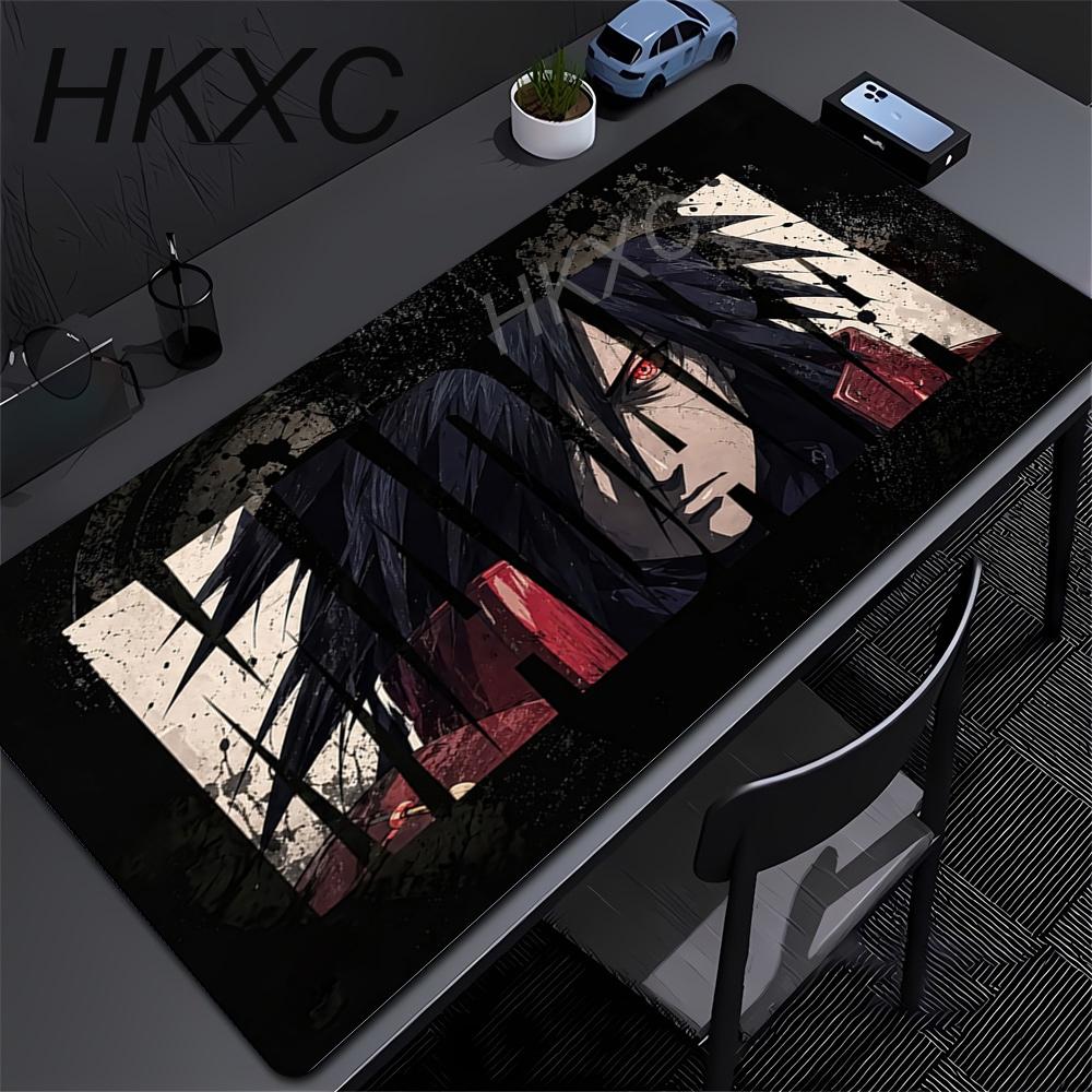 Mouse Pad Gamer Antislip Anime NNaruto Uchiha Itachi Deskmat Gaming Accessories Tablet Mats Large Mousepad Extended Mousepads