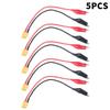Xt60 Connector Cable Alligator Clips For Measure Tool Skyrc Nc2500 Pro Motor Run-In Line 14Awg Power Connection Cable