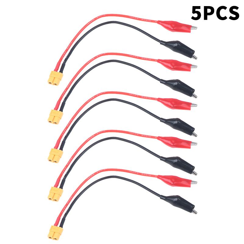 Xt60 Connector Cable Alligator Clips For Measure Tool Skyrc Nc2500 Pro Motor Run-In Line 14Awg Power Connection Cable