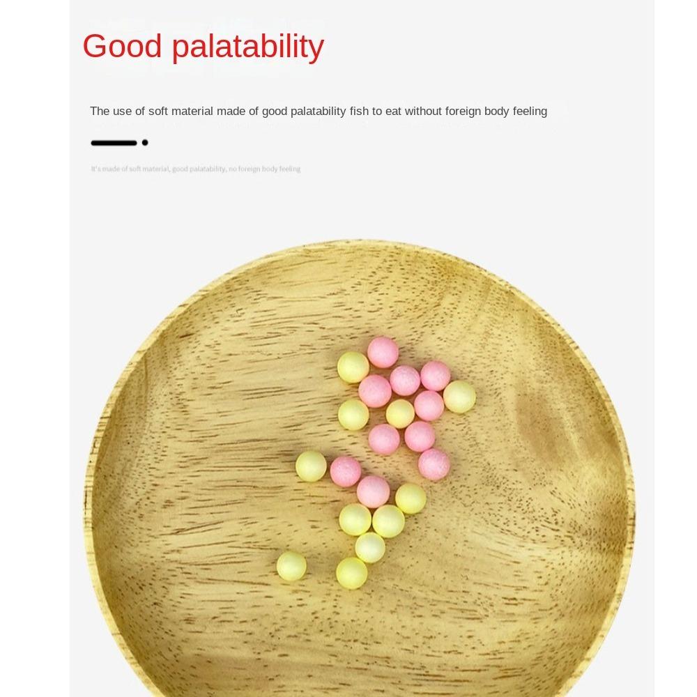 1 Bottle170pcs Foam Fishing Foam Buoyancy Crucian Carp Bait Reusable Fishing  Buoyancy Bait