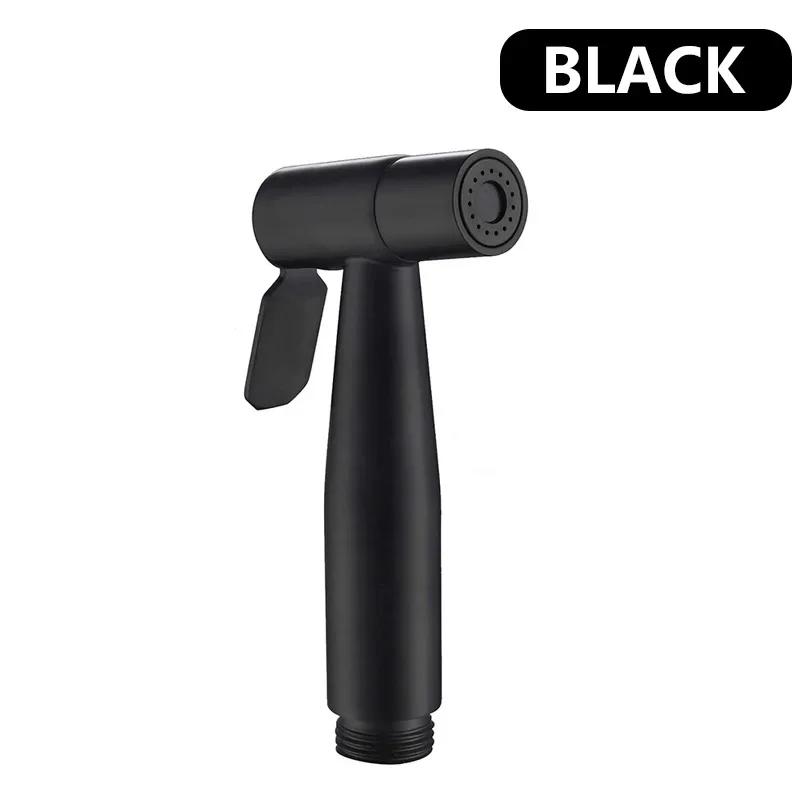 Stainless Steel Sprayer Gun Hand Handheld Toilet Faucet Sprayer Held Bidet Spray Bathroom Self Cleaning Shower Head Hand Faucet
