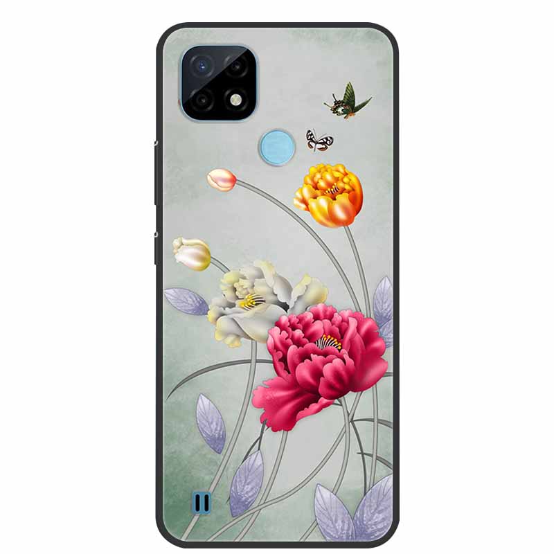Pro Realme C21 Pouzdro Nárazuvzdorné Měkký silikon TPU Zadní kryt Pro Realme C31 C21Y C25S C25 Pouzdra na telefony Realme C21 C31 Roztomilý kreslený