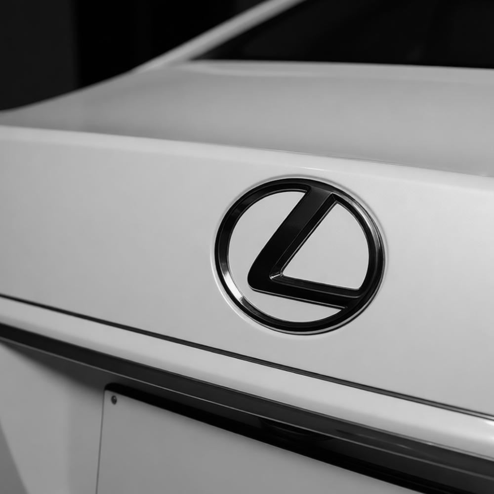 Interior Stickers Car Rear Tail Bumper Trunk Badge Auto Rear Body Emblem Decal Accessorie For Lexus IS250 RX400h CT200h ES300h NRJ6 