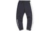 Sports Fashion Collection Knitted Sweatpants Men's Ebony Black Moderate Cuffed Pants AKLQB07-3