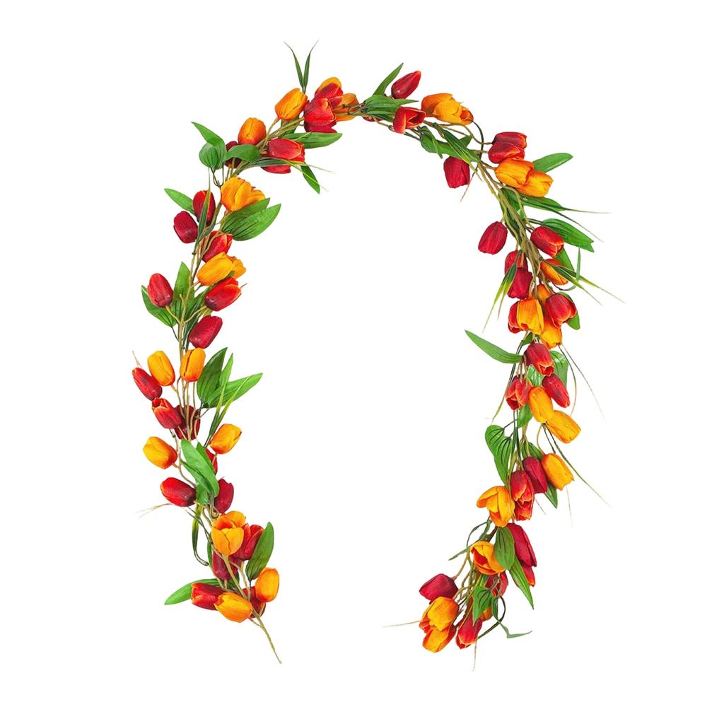 Artificial Flower Vine, Fake Flower Vine, Plastic Flower, Pipe Cover, Balcony Decoration