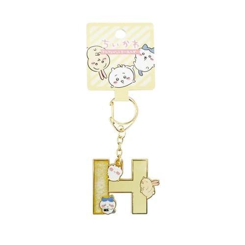 Chiikawa Alphabet Initial C Metal Keychain Bag Charm Toman Toys Character Goods