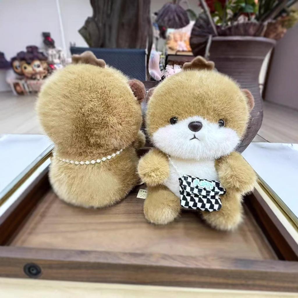 Sitting Otter Dolls, Marine Animals, Plush Toys, Backpacks, Otter Dolls, 8 Inches, Grabbing Dolls, Birthday Gifts
