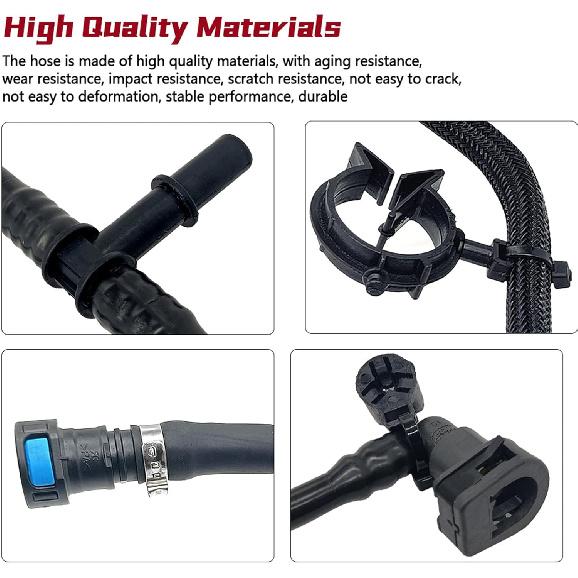 68189075AE Evaporator Tube Fit for Dodge Durango 2014-2015 Fit for Grand Cherokee 2014-2015 Purge Valve Hose