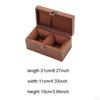 Original Solid Wood Tea Box with Optimized Space for Cups And Teapots, Secure Closure, Soft